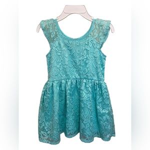 Children’s place, Lace teal dress, size 2T